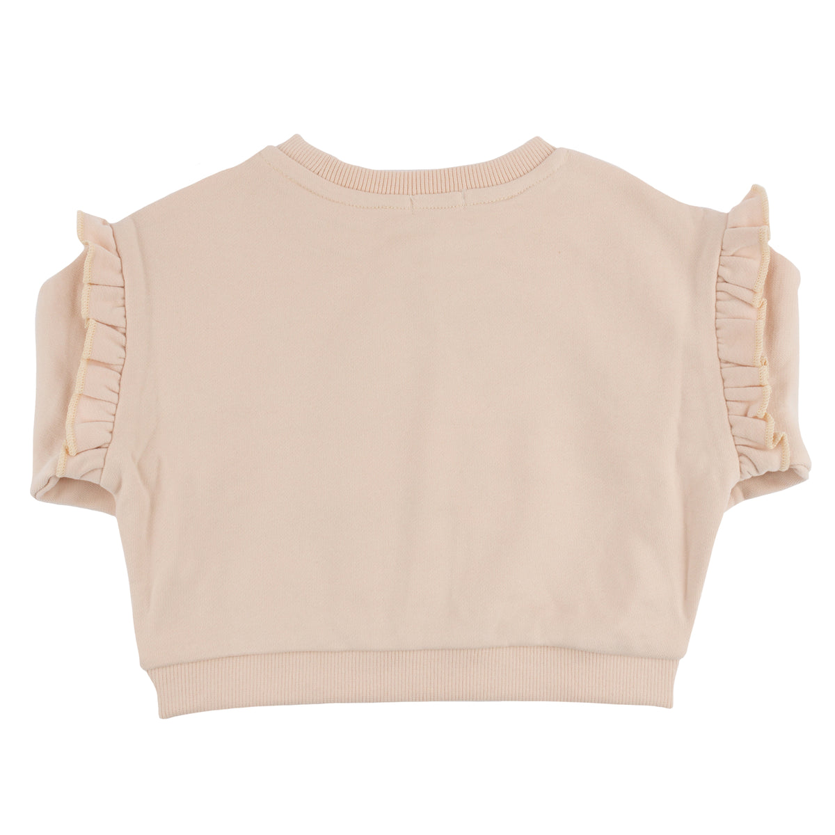 oh baby! Millie Slouch Sweatshirt - Deer Applique - Pale Pink