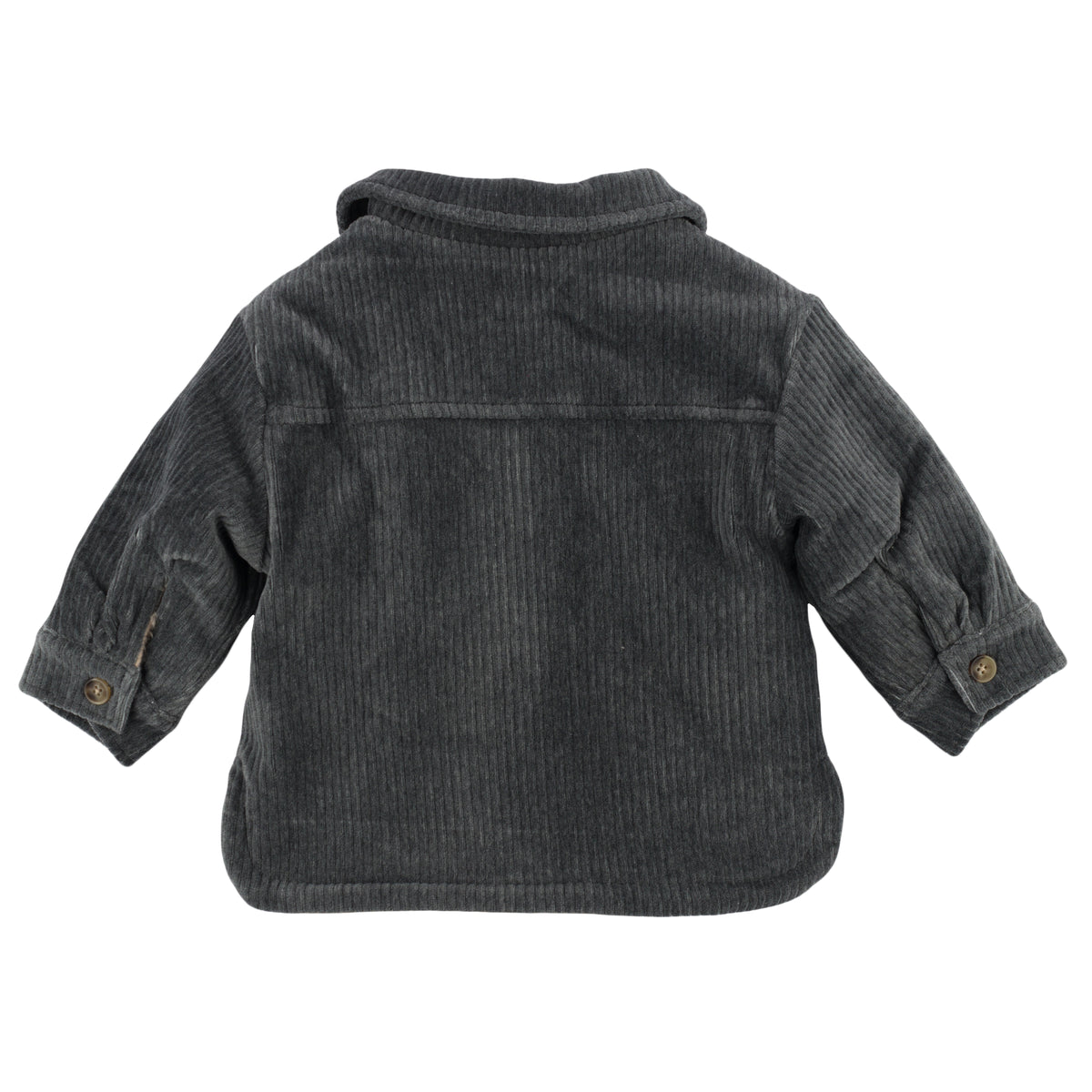 oh baby! Corduroy Shacket Jacket - Charcoal