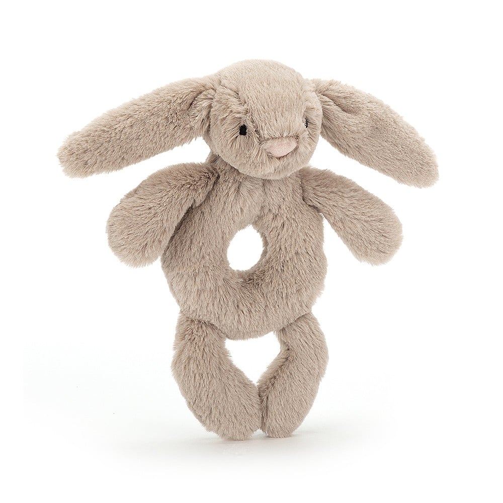 Jellycat Bashful Beige Bunny Graber Ring Rattle