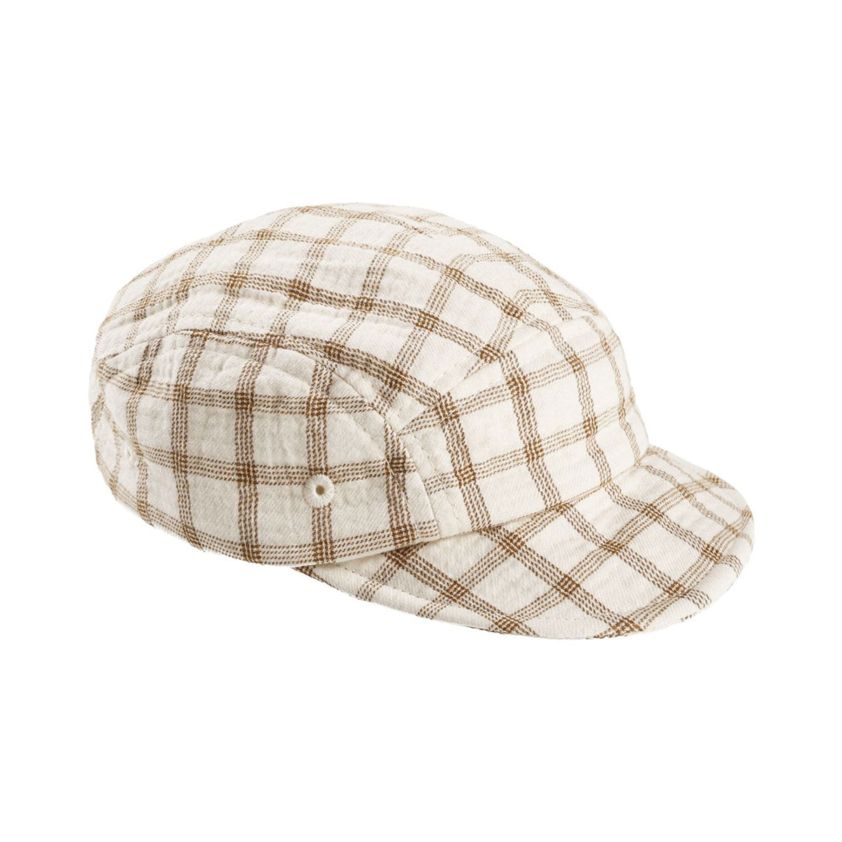 Quincy Mae Baby Cap - Cinnamon Check