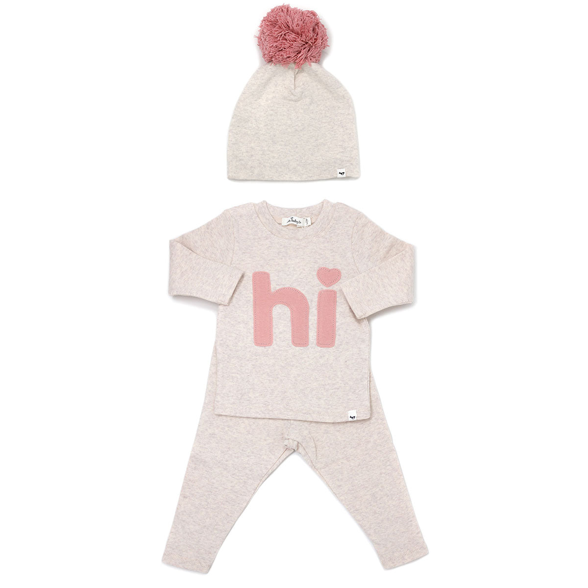 oh baby! "hi" Welcome Gift Set - Blush