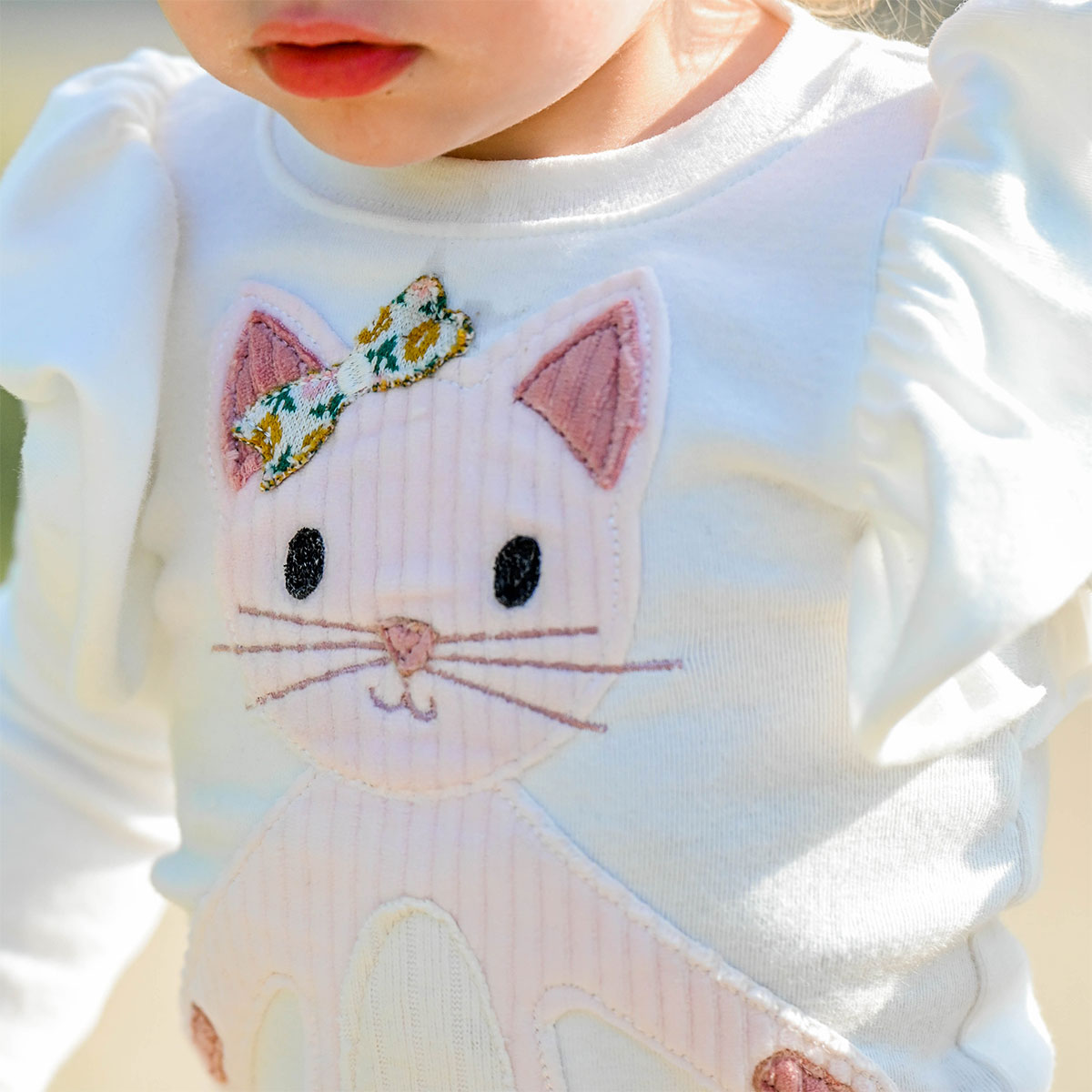 oh baby! Butterfly Long Sleeve Tee - Close-Up