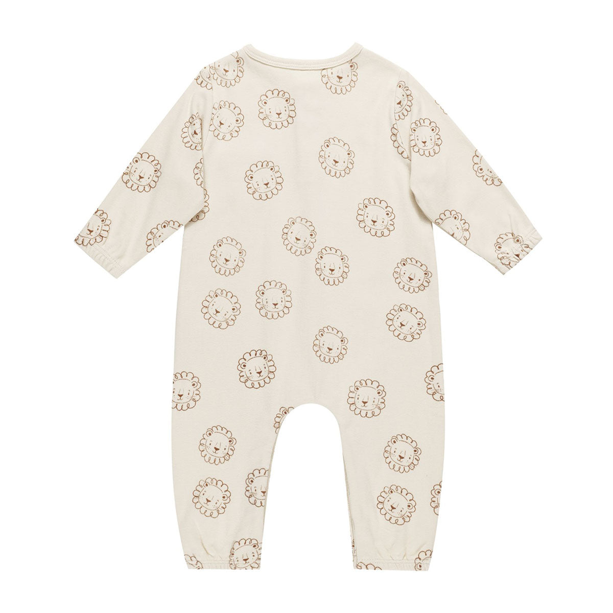 Quincy Mae Long Sleeve Pocket Jumpsuit - Lions - Back